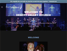 Tablet Screenshot of desertvalleychurch.org